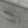 Cajas de almacenaje 2 unidades tela gris 43x34x23 cm de vidaXL, Cestas para almacenaje - Ref: Foro24-332910, Precio: 36,84 €,...