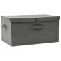 Anthracite gray fabric storage box 50x30x25 cm by vidaXL, Storage baskets - Ref: Foro24-332912, Price: 22,17 €, Discount: %