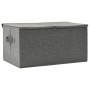 Anthracite gray fabric storage box 50x30x25 cm by vidaXL, Storage baskets - Ref: Foro24-332912, Price: 22,17 €, Discount: %