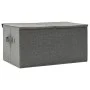 Caja de almacenaje tela gris antracita 50x30x25 cm de vidaXL, Cestas para almacenaje - Ref: Foro24-332912, Precio: 24,42 €, D...