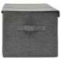 Anthracite gray fabric storage box 50x30x25 cm by vidaXL, Storage baskets - Ref: Foro24-332912, Price: 22,17 €, Discount: %