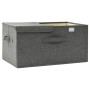 Anthracite gray fabric storage box 50x30x25 cm by vidaXL, Storage baskets - Ref: Foro24-332912, Price: 22,17 €, Discount: %