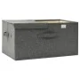 Aufbewahrungsbox aus anthrazitgrauem Stoff 50x30x25 cm von vidaXL, Aufbewahrungskörbe - Ref: Foro24-332912, Preis: 24,42 €, R...