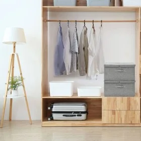 Storage boxes 2 units gray fabric 50x30x25 cm by vidaXL, Storage baskets - Ref: Foro24-332915, Price: 43,35 €, Discount: %