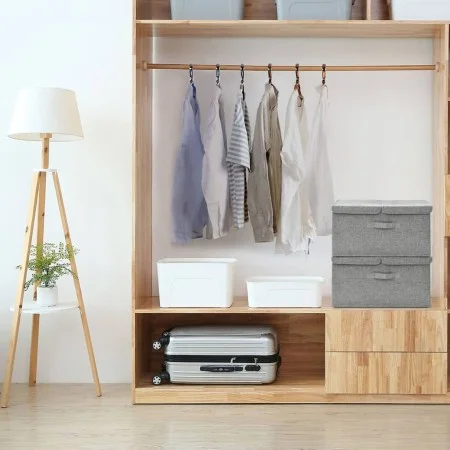 Storage boxes 2 units gray fabric 50x30x25 cm by vidaXL, Storage baskets - Ref: Foro24-332915, Price: 43,35 €, Discount: %