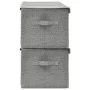 Storage boxes 2 units gray fabric 50x30x25 cm by vidaXL, Storage baskets - Ref: Foro24-332915, Price: 43,35 €, Discount: %