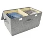 Storage boxes 2 units gray fabric 50x30x25 cm by vidaXL, Storage baskets - Ref: Foro24-332915, Price: 43,35 €, Discount: %