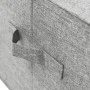 Storage boxes 2 units gray fabric 50x30x25 cm by vidaXL, Storage baskets - Ref: Foro24-332915, Price: 43,35 €, Discount: %