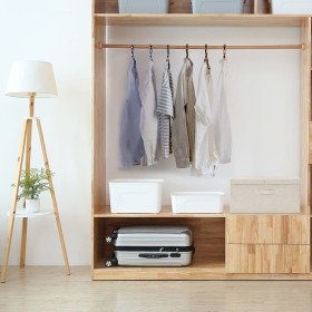 Cream fabric storage box 50x30x25 cm by vidaXL, Storage baskets - Ref: Foro24-332916, Price: 33,28 €, Discount: %