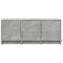 Mueble de TV LED madera ingeniería gris hormigón 97x34x40 cm