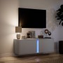 Mueble de TV de pared con luces LED blanco 100x31x35 cm en Muebles TV | Comprar online en Foro24