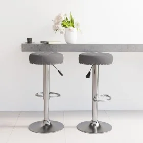 Küchenhocker 2 Einheiten dunkelgrauer Stoff von vidaXL, Küchenhocker - Ref: Foro24-332972, Preis: 105,90 €, Rabatt: %