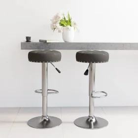 Küchenhocker 2 Einheiten aus schwarzem Stoff von vidaXL, Küchenhocker - Ref: Foro24-332977, Preis: 102,67 €, Rabatt: %