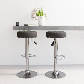 Küchenhocker 2 Einheiten aus schwarzem Stoff von vidaXL, Küchenhocker - Ref: Foro24-332977, Preis: 104,47 €, Rabatt: %
