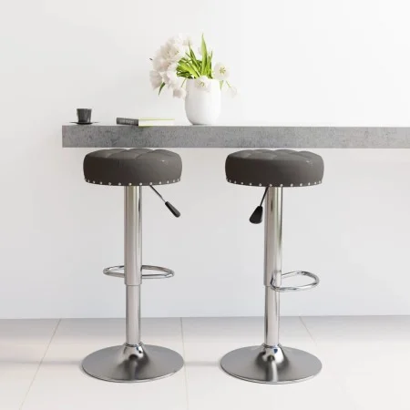 Kitchen stools 2 units black fabric by vidaXL, Kitchen stools - Ref: Foro24-332977, Price: 102,67 €, Discount: %