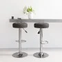 Taburetes de cocina 2 unidades tela negro de vidaXL, Taburetes de cocina - Ref: Foro24-332977, Precio: 102,62 €, Descuento: %
