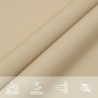 Toldo de vela cuadrado tela Oxford beige 2,5x2,5 m en Sombrillas | Comprar online en Foro24