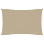 Toldo de vela rectangular tela Oxford beige 2,5x5 m en Sombrillas | Comprar online en Foro24