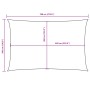 Toldo de vela rectangular tela Oxford beige 5x7 m
