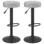 Küchenhocker 2 Einheiten aus grauem Samt von vidaXL, Küchenhocker - Ref: Foro24-332995, Preis: 88,86 €, Rabatt: %