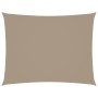 Toldo de vela rectangular tela Oxford gris taupe 2x3 m en Sombrillas | Comprar online en Foro24