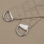 Toldo de vela rectangular tela Oxford gris taupe 2x3 m en Sombrillas | Comprar online en Foro24