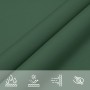 Toldo de vela triangular tela Oxford verde oscuro 2,5x2,5x3,5 m en Sombrillas | Comprar online en Foro24