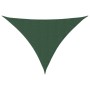 Toldo de vela triangular tela Oxford verde oscuro 5x5x6 m