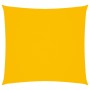 Toldo de vela cuadrado tela Oxford amarillo 2x2 m