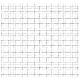 Panel de malla alambre rizado acero inox. 