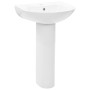 Lavabo de pie de cerámica blanco 520x440x190 mm