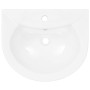 Lavabo de pie de cerámica blanco 520x440x190 mm
