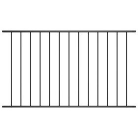 Panel de valla de acero con recubrimiento en polvo, 1,63 x 1 m