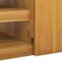 Armario de baño de pared madera maciza de teca 90x40x30 cm de vidaXL, Taquillas y armarios de almacenamiento - Ref: Foro24-33...