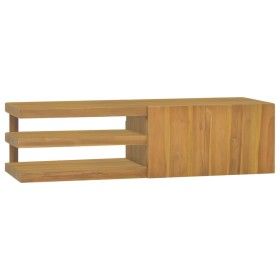 Wand-Badezimmerschrank aus massivem Teakholz, 110 x 40 x 30 cm von vidaXL, Schließfächer und Lagerschränke - Ref: Foro24-3382...