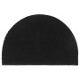 Felpudo semicircular de fibra de coco negro 40x60 cm en Felpudos | Comprar online en Foro24