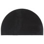 Felpudo semicircular de fibra de coco negro 50x80 cm en Felpudos | Comprar online en Foro24