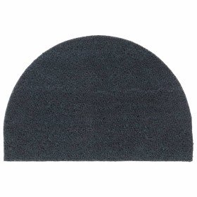 Felpudo semicircular de fibra de coco gris oscuro 40x60 cm en Felpudos | Comprar online en Foro24