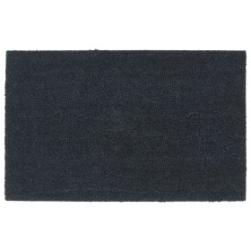 Felpudo de fibra de coco gris oscuro 50x80 cm