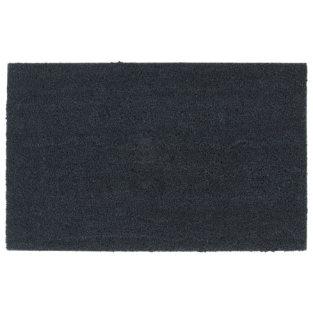 Felpudo de fibra de coco gris oscuro 50x80 cm