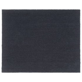 Felpudo de fibra de coco gris oscuro 80x100 cm