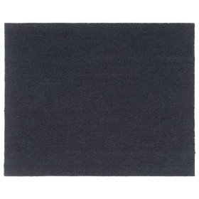 Felpudo de fibra de coco gris oscuro 80x100 cm