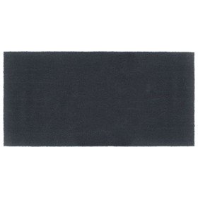 Felpudo de fibra de coco gris oscuro 100x200 cm