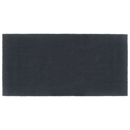 Felpudo de fibra de coco gris oscuro 100x200 cm