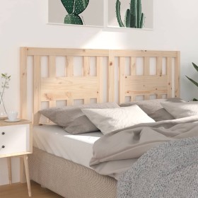 Kopfteil aus massivem Kiefernholz, 166 x 4 x 100 cm von vidaXL, Kopf- und Fußteile - Ref: Foro24-818680, Preis: 54,79 €, Raba...