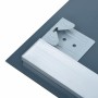 Espejo de pared de baño con LED y sensor táctil 100x60 cm