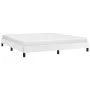 Estructura de cama de cuero sintético blanco 160x200 cm de vidaXL, Camas y somieres - Ref: Foro24-346911, Precio: 109,03 €, D...