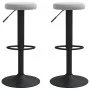 Kitchen stools 2 units light gray velvet by vidaXL, Kitchen stools - Ref: Foro24-333143, Price: 93,47 €, Discount: %