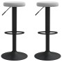 Küchenhocker 2 Einheiten hellgrauer Samt von vidaXL, Küchenhocker - Ref: Foro24-333143, Preis: 95,26 €, Rabatt: %