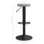 Kitchen stools 2 units light gray velvet by vidaXL, Kitchen stools - Ref: Foro24-333143, Price: 93,47 €, Discount: %